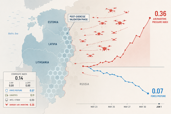OSINT дайджест від 1 червня 2026: post-exercise spike — дроновий тиск після вправ НАТО