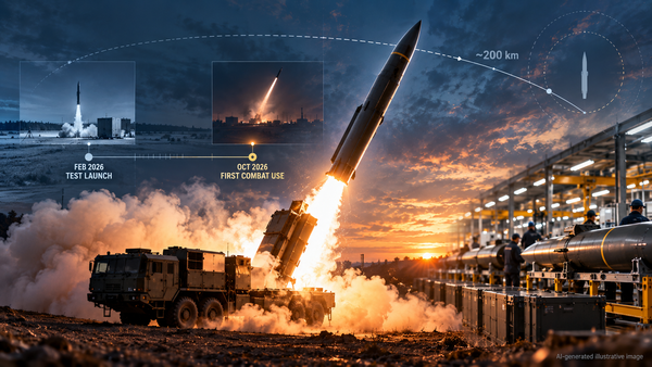 From Test Range to Battlefield in Eight Months: Ukraine Fires Its First FP-7 Ballistic Missile in Combat